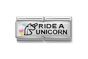 Ride a Unicorn Composable acciaio e argento