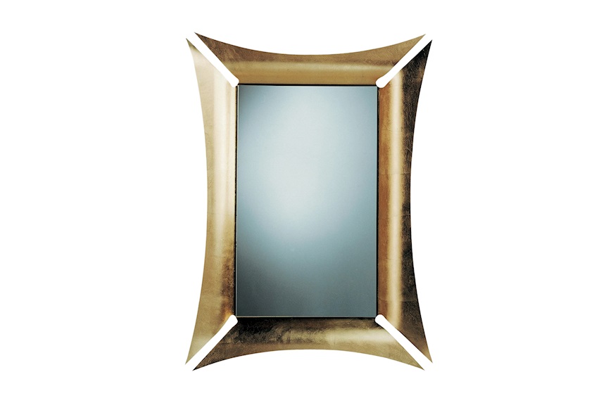 Specchio Morgana in ferro colore oro Arti & Mestieri
