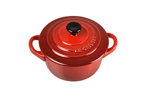 Mini cocotte gres ciliegia Le Creuset