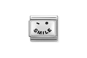 Smile Composable acciaio e argento