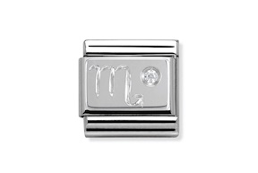 Scorpion Composable steel silver and zircons Nomination