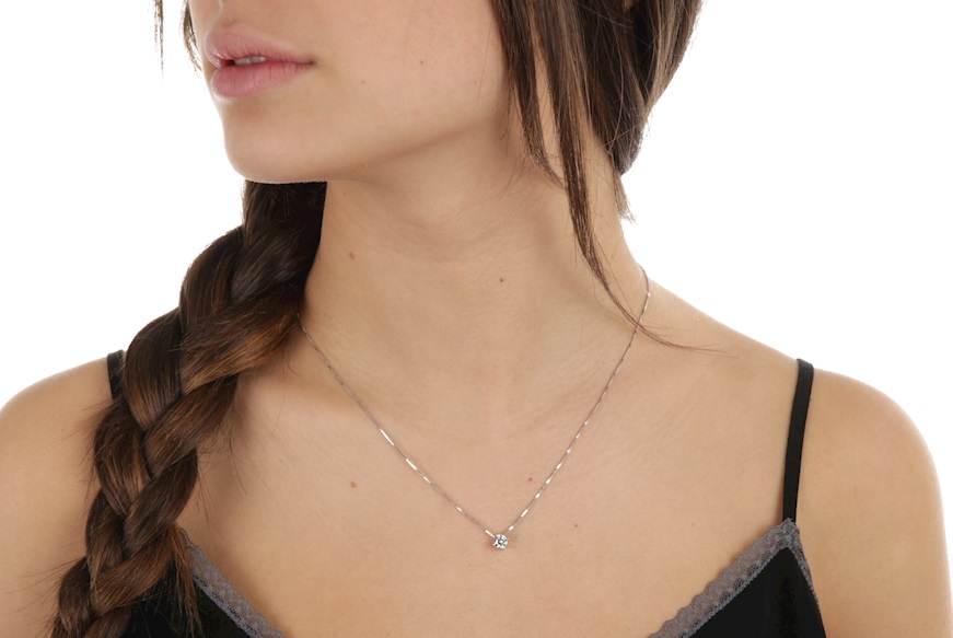 Necklace silver 4 jaw light point Selezione Zanolli