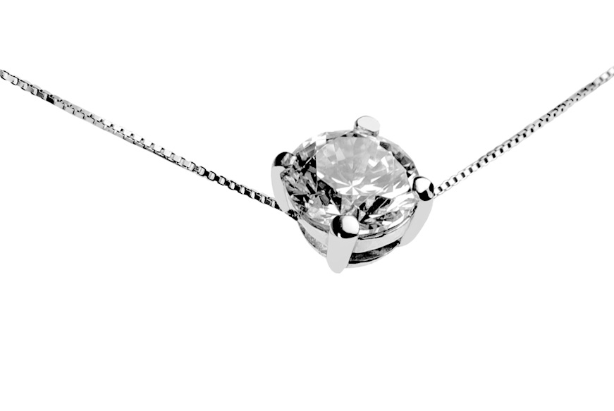Necklace silver 4 jaw light point Selezione Zanolli