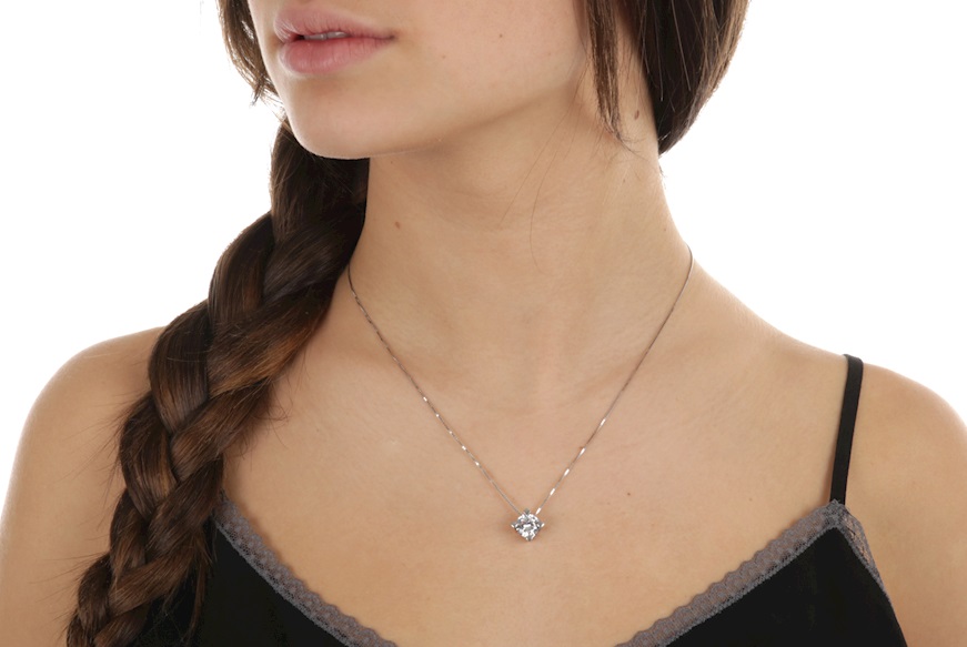 Necklace silver 4 jaw light point Selezione Zanolli