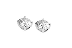 Earrings silver 4 jaw light point Selezione Zanolli