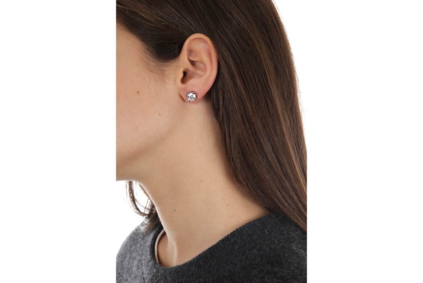 Earrings silver 4 jaw light point Selezione Zanolli