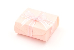 Scatola per bomboniera Couvette rosa Selezione Zanolli