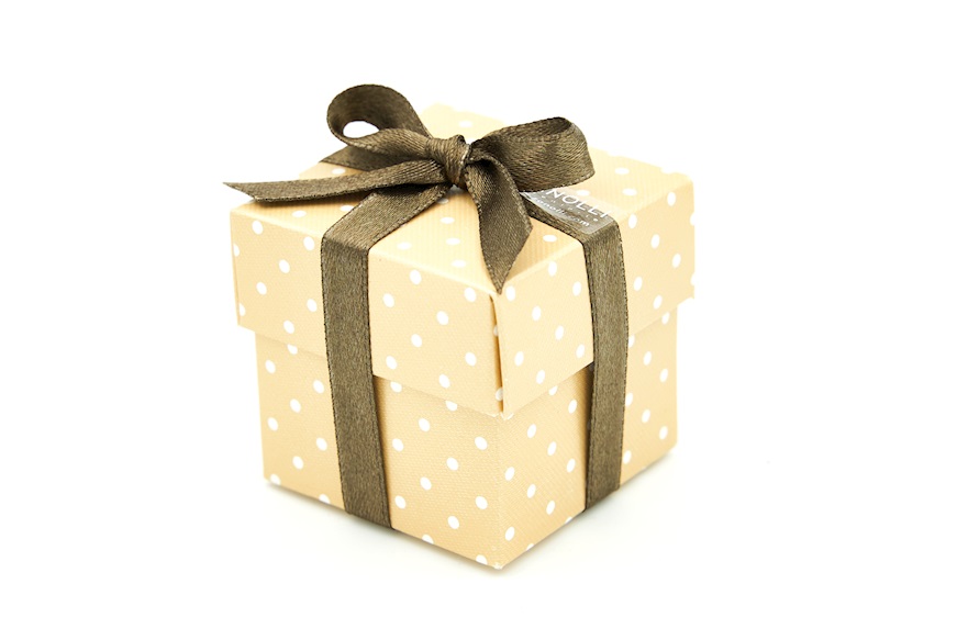 Favor box Dots brown Selezione Zanolli