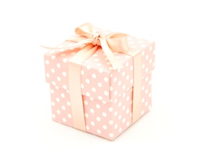 Favor box Dots pink Selezione Zanolli