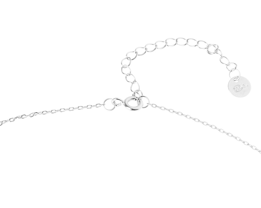 Collana Luce argento con cubic zirconia e zirconi acquamarina Sovrani