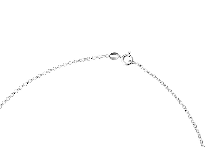 Necklace silver with Quatrefoil pendant Selezione Zanolli