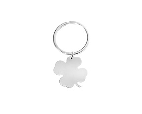 Keychain Quatrefoil silver Selezione Zanolli