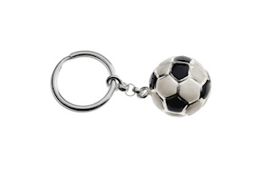 Keychain Football silver Selezione Zanolli