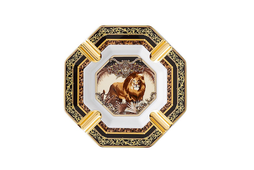 Ashtray Le Regne Animal porcelain William Versace