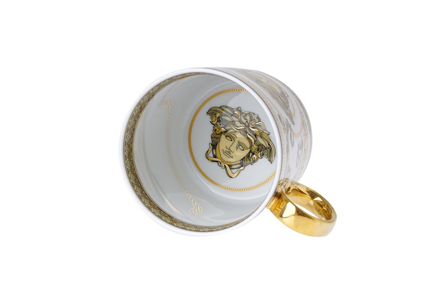 Mug Virtus Gala porcelain white Versace