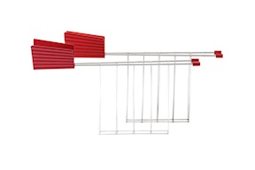 Set pinze Plissè rosse (2 pezzi) Alessi