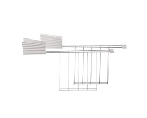 Set pinze Plissè bianco (2 pezzi) Alessi