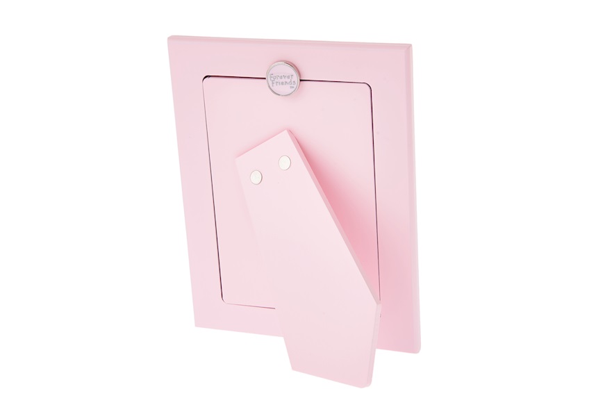 Cornice Forever Friends argento pvd orsetto rosa Selezione Zanolli