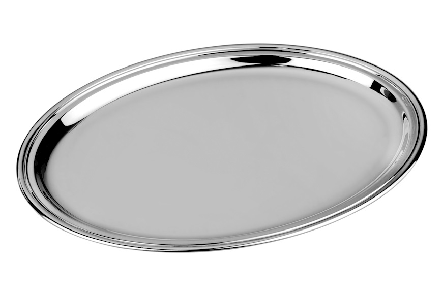 Oval tray silver Selezione Zanolli