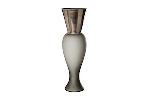 Vaso Regina vetro di Murano talpa Venini