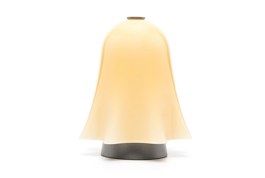 Lampada da tavolo Fantasmino ricaricabile ambra Venini