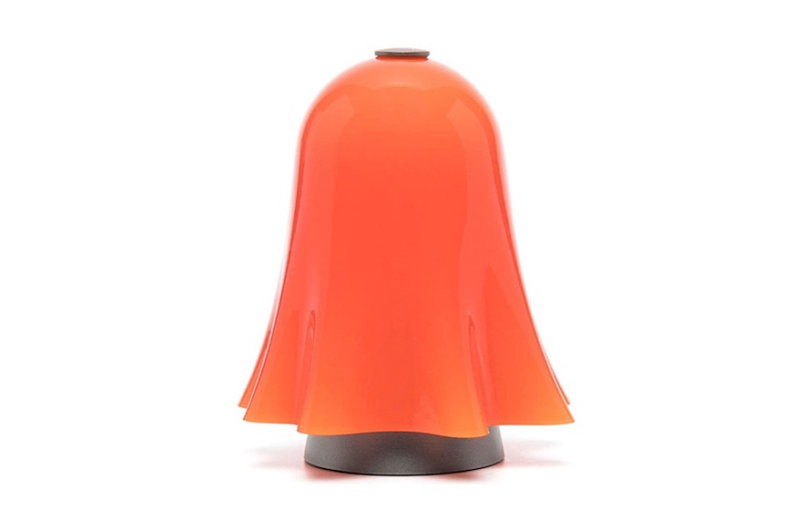 Lampada da tavolo Fantasmino ricaricabile arancio Venini