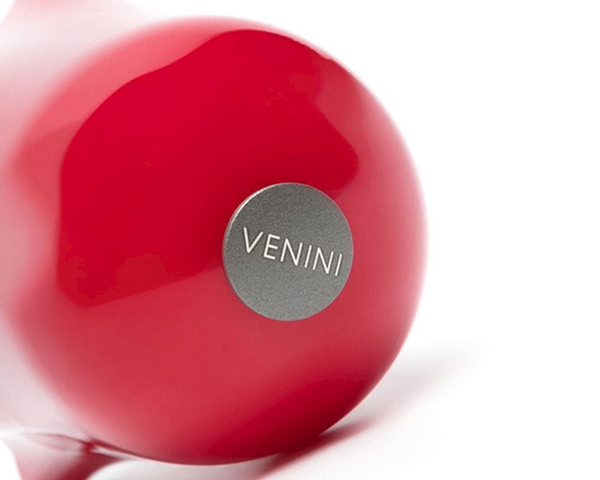 Table lamp Fantasmino Murano glass red Venini