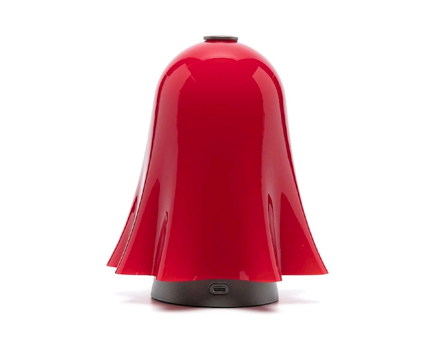 Table lamp Fantasmino Murano glass red Venini