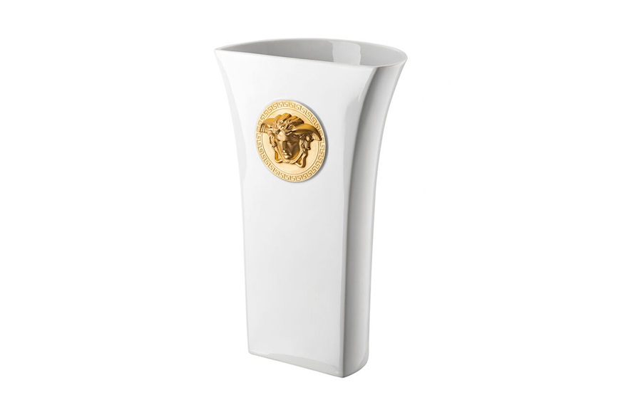 Vase Medusa Madness porcelain white Versace