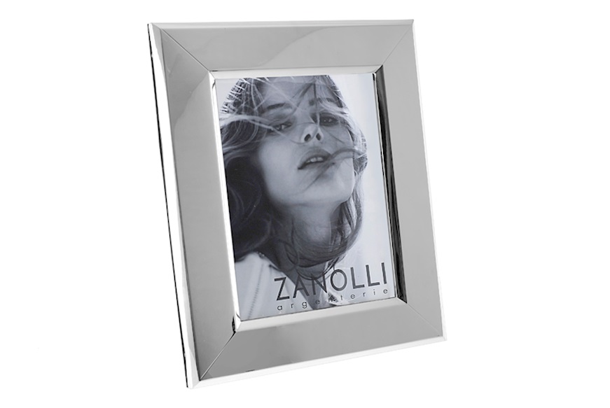 Picture frame silver with smooth band Selezione Zanolli