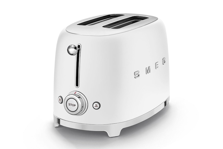 Toaster 2 slices matt white Smeg