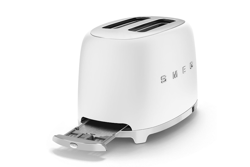 Toaster 2 fette Bianco Opaco Smeg