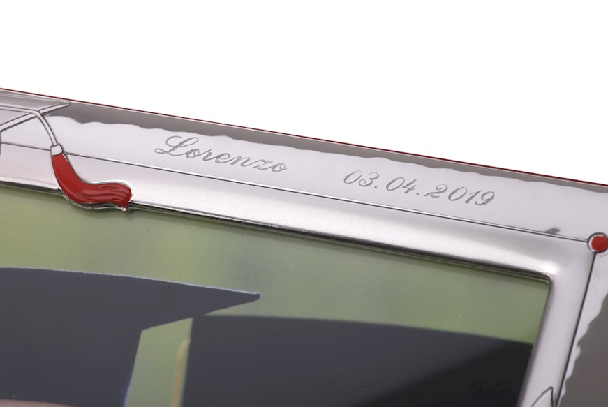 Picture frame of Graduation bilaminated Silver Selezione Zanolli