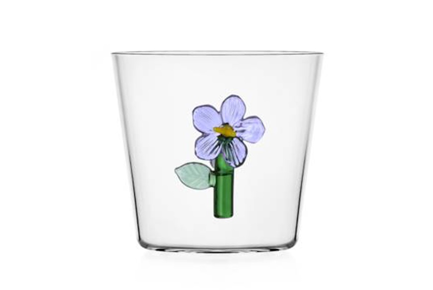 Tumbler Glass Botanica Lilac Flower Ichendorf