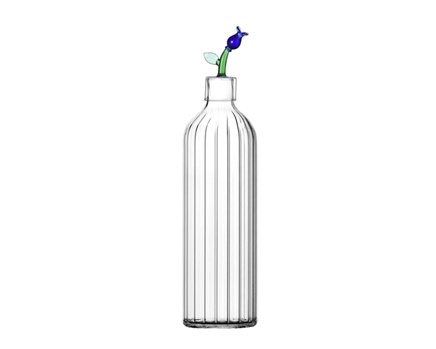 Bottle Botanica Ottica Blue Flower Ichendorf