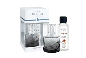 Cofanetto Lampada Catalitica Spirale Noire con profumo 250 ml Velours d'Orient Maison Berger Paris