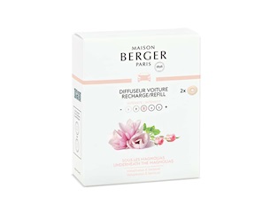 Ricarica diffusore auto 2 pezzi alla fragranza Sous les Magnolias Maison Berger Paris