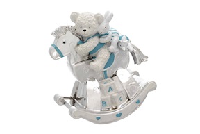 Carillon Cavallo a Dondolo celeste Selezione Zanolli