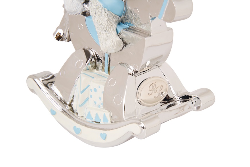 Carillon Cavallo a Dondolo celeste Selezione Zanolli