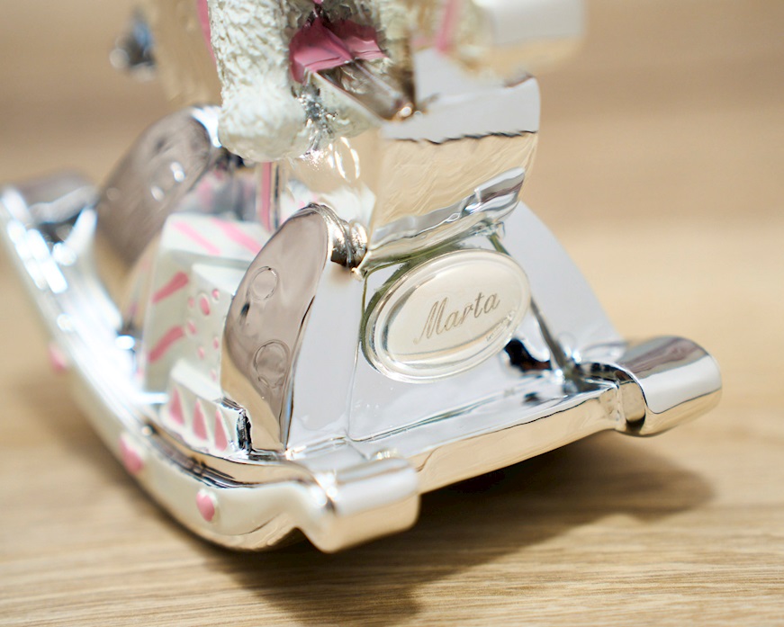 Music box Rocking horse pink Selezione Zanolli