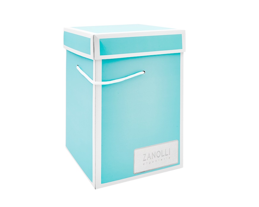 Soprammobile Pigna Nera porcellana con base dorata Selezione Zanolli