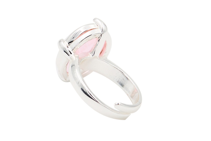 Ring Jaipur in bronze with pink crystal Unoaerre