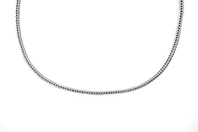 Collana Uomo Deep argento a coda di topo Sovrani