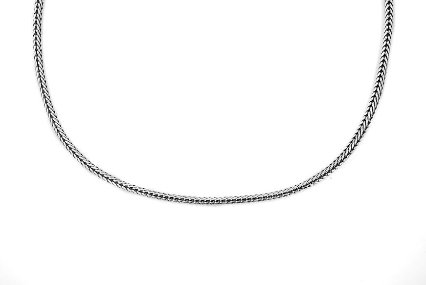 Collana uomo Deep argento a coda di topo Sovrani