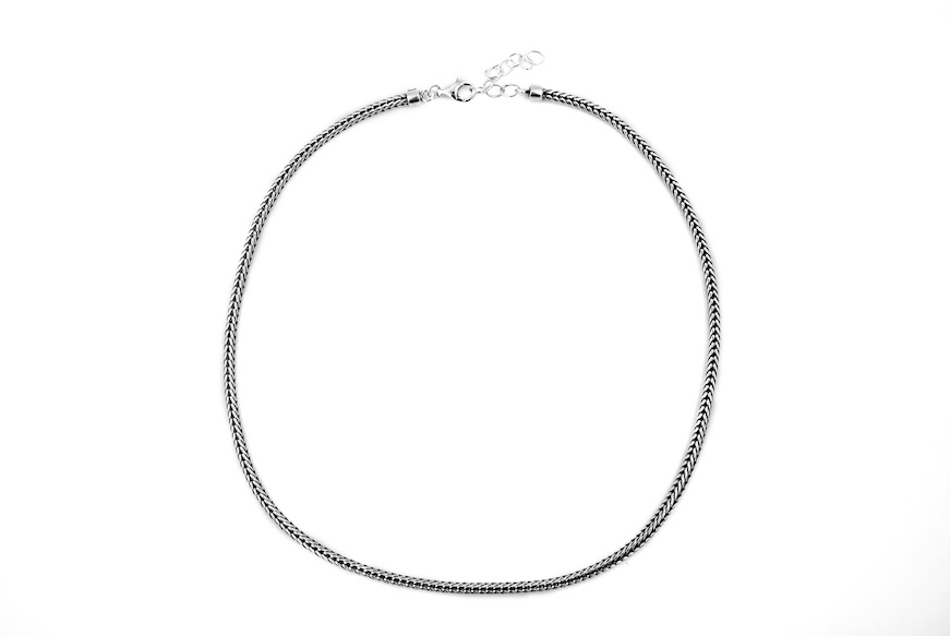 Collana uomo Deep argento a coda di topo Sovrani