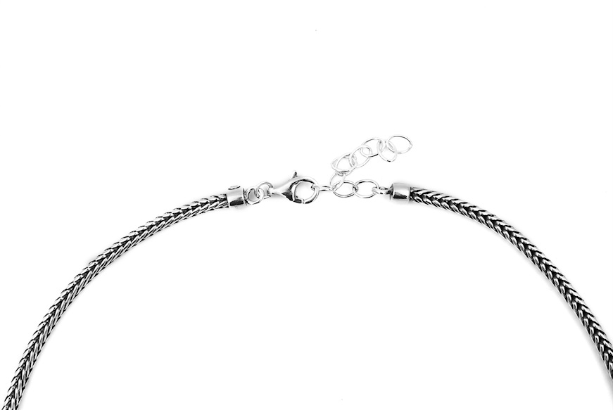 Collana uomo Deep argento a coda di topo Sovrani