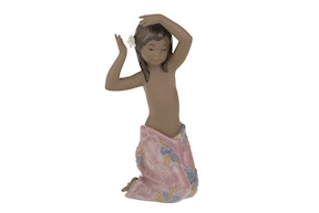 Tropical flower porcelain Lladro'