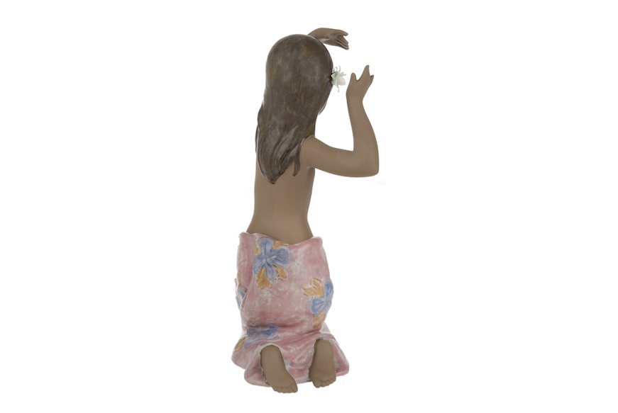 Tropical flower porcelain Lladro'