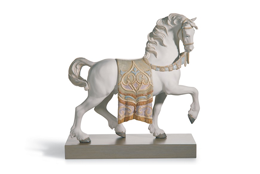 A regal steed porcelain Lladro'