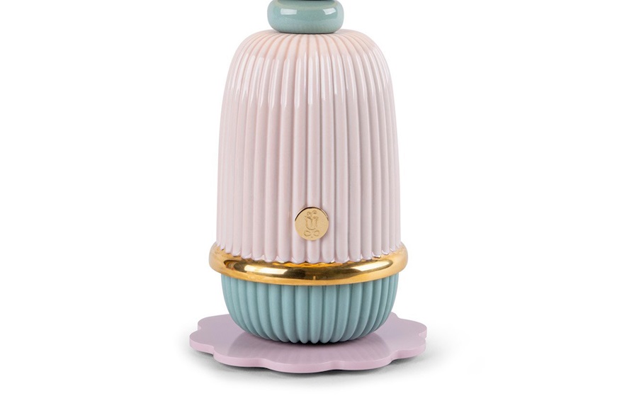 Lampada Kokeshi porcellana rosa Lladro'